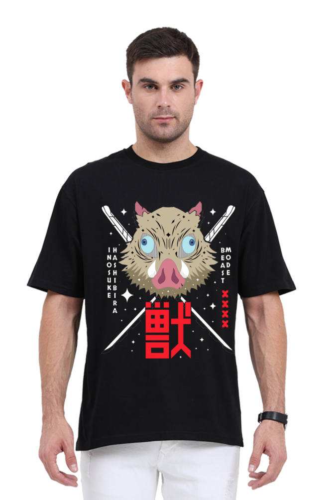 Inosuke boar mask Oversized t-shirt