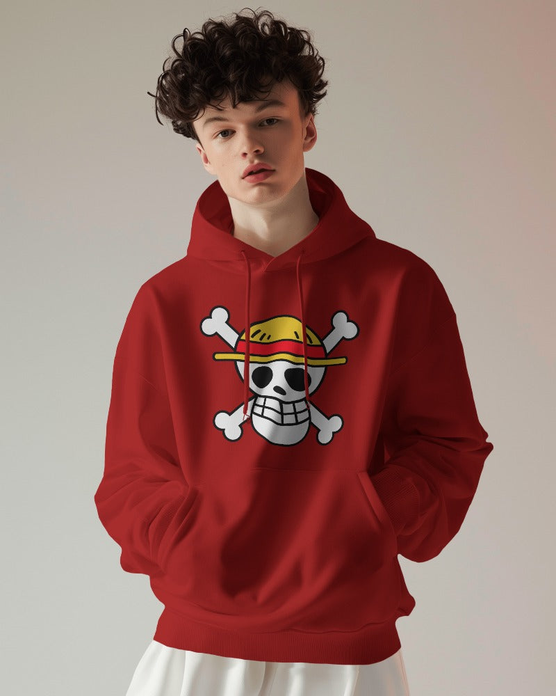 Straw hat jolly roger Hoodie